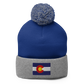 CO Flag Pom Pom Beanie